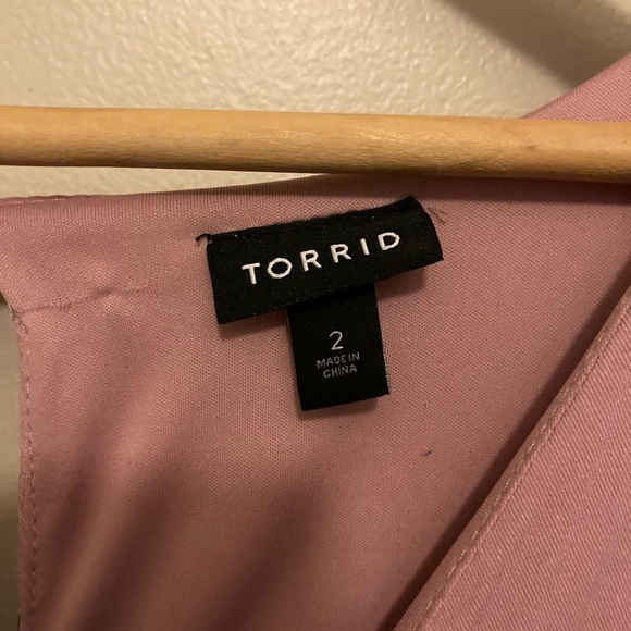 TORRID Maxi Dress Size 2 Lemon print - Picture 5 of 8